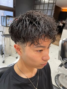 バーバーブロス 吉祥寺店(BARBER BROS) 【LUDLOW  BROS.】田宮  強めパーマ 刈り上げマッシュ