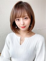 ラルユー 金山(LallYou)&nbsp;前髪/ラベンダーカラー/イヤリングカラー/春カラー/小顔