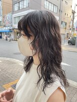ヘアー アイス ルーチェ(HAIR ICI LUCE)&nbsp;ロングパーマ レイヤーパーマ ウルフパーマ 担当山中