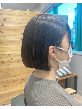 アトリエ タキ(atelier.taki) 大人のミニボブ/白髪ぼかしハイライト/垂水