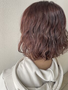 オウルヘアー(Owl hair) ピンクベージュ/ミディアムボブ