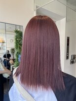 ダブル アンダーバー サロン(W_SALON) ピンクブラウン