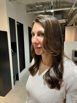 ボンズサロン オモテサンドウ(BONDZSALON OMOTESANDO) 外国人風ハイライト×バレイヤージュ×エアタッチ×ブロンドヘア