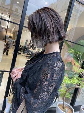 サンド 大阪梅田(sand) @hegi_sand_大阪梅田駅　美髪/ホワイトグレージュ//こなれミディ