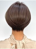 30代40代50代　大人女性/前髪ありショートボブ/ショートヘア