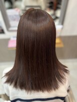 ヘアアンドメイク 心座(hair&make) 艶髪レッド　福田昌子