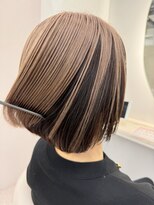 グーフィートーキョー 銀座(Goofy Tokyo)&nbsp;アウターカラー/チェスナットブラウン/ボブ/銀座GoofyTokyo