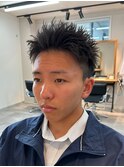 スパイキーショート/フェザーショート/ツーブロック/千葉駅/保立