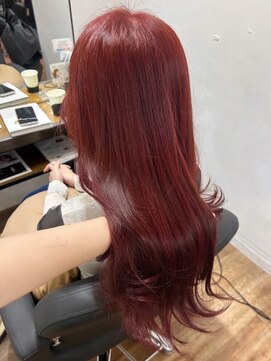 シエルバイアフロート(ciel by afloat) 〇チェリーレッド ブリーチなし 赤髪