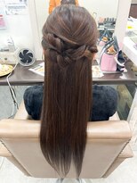 セットサロン ベル(Belle)&nbsp;ストレートハーフアップ