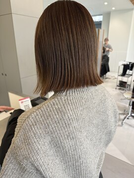 ローレンアオ(LOREN AO) 前髪/アンブレラカラーになれミディ/イメチェン/ウェーブパーマ