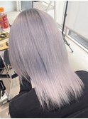 ボブルフ/ネビージュ/小顔/ワンレン/スモーキーアッシュ[渋谷駅]