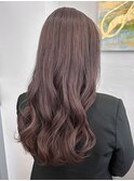 白髪ぼかし×ラベンダーブラウン