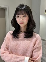 アースコアフュールボーテ 高岡店(EARTH coiffure beaute) ナチュラルブラック_アドミオ_イルミナ_レイヤーカット