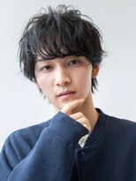 メゾンアルブル 向ヶ丘遊園 登戸(maison ARBLE)&nbsp;メンズマッシュシャドウパーマダークアッシュ束感ショートウルフ