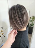 大人美人ナチュラルボブハイライトバレイヤージュ20代30代40代