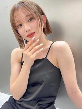 ソヨン 金山店(SOYON) ミニウルフ/レイヤーカット/卵型/ワイドバング/似合わせカット_1