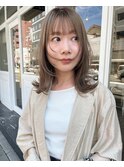 透明感○シフォンベージュ