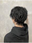 ネオウルフ×無造作ツイストパーマ