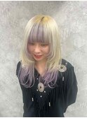 メルティカラー/フェミニンロング/似合わせカット