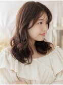 ゆるふわくびれカール大人ガーリーミディc7川口