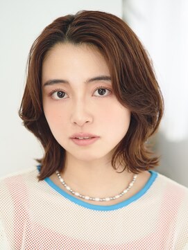 ルクスドレ 新宿(Luxe doree') ★ぱっつんボブ/顔まわり/菱形ボブ/ココアベージュ[新宿]