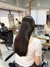 【スタッフ人気No.1】 / にしむら限定｜縮毛矯正＋Tr＋メンテカット 
