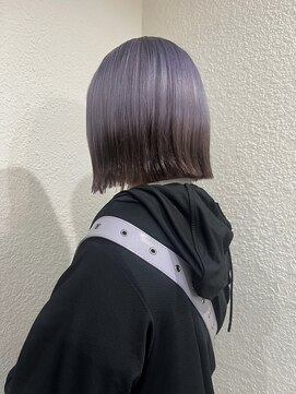 アル 心斎橋(alu) ボブ/ハイトーンボブボブ/裾カラー