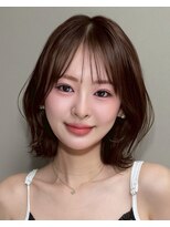 ロット 横浜(lot)&nbsp;クラゲヘアー/ココアベージュ/韓国ミディアム[横浜駅]