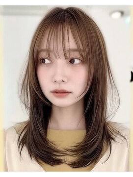 hum 立川【ハム】髪質改善・酸性ストレート・縮毛矯正 ココアベージュ/オリーブグレー/小顔/黒髪[立川/髪質改善]