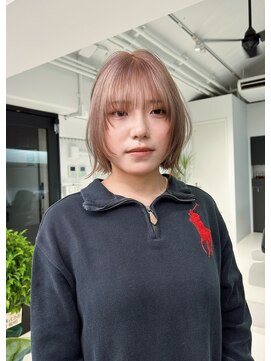 ロマリア ヒルズ 表参道 原宿(Lomalia HILLS) LomaliaHILLSダブルカラーケアブリーチピンクベージュ