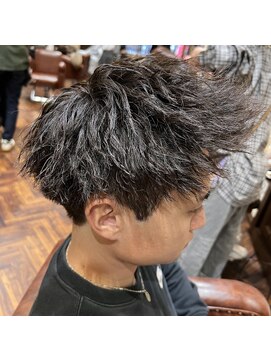 シャル 八王子(shalu) ジェットモヒカン+ツイストパーマ