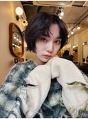 レイヤーボブ/ウルフ/ニュアンスパーマ/顔周りカット/20代30代