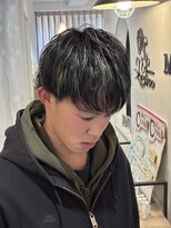 モードケイズ 調布店(MODE K's)&nbsp;メンズハイライト＿韓国顔周り調布レイヤーカットメンズカット