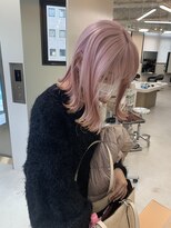 PELE原宿/ブリーチなしダブルカラー/ハイトーン/ケアブリーチ【３月上旬OPEN(予定)】&nbsp;着物ヘア/大人ガーリー/ダークアッシュ/似合わせカット/原宿