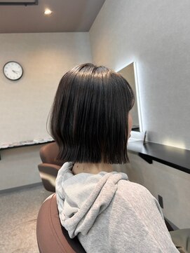 パーミルヘアーピピ(permille hair pipi) 切りっぱなし×ブルーブラック
