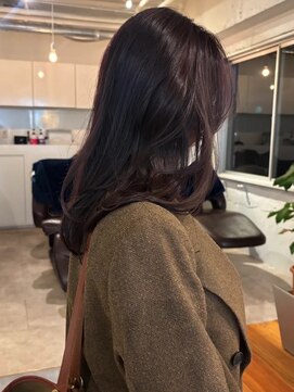 ライン(LINE) ブリーチなし/ラベンダー/髪質改善