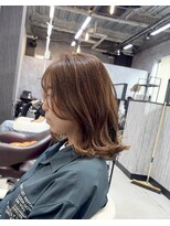 エンシエナ 玉造(en Siena) ミディアムレイヤー*ピンクベージュ/森ノ宮/玉造¥9500