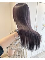 ルイス 宝塚(Luis)&nbsp;坂本艶感ダークバイオレットストレートロング