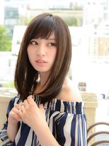 パティオンツー(PATIONN2)&nbsp;透明感外国人風ハイライト暗髪グレージュミディアムワンカール