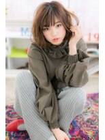 ミック ヘアアンドメイク アップ 駒込店(miq Hair&Make up)&nbsp;くせ毛風ウェービーボブで★重軽MIX