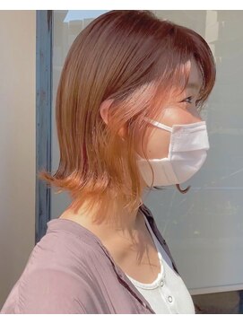 ヘアデザインハレ(hair design HARE) ハイピンクべべ―ジュ