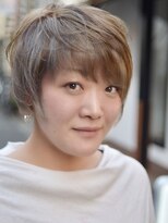 ティーラック(T:Luck)&nbsp;ミルクティーベージュのレイヤーボブ[下北沢/髪質改善/縮毛矯正]