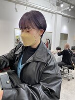 ソイ コンク 下北沢(soi conc)&nbsp;マッシュショート / ラベンダーカラー / ハイトーン◎下北沢