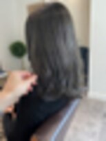 ネイヴィル オモテサンドウ(navile omotesando) ブリーチ無しオリーブグレージュ○