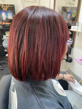 オニキス(onyx) 赤ボブ