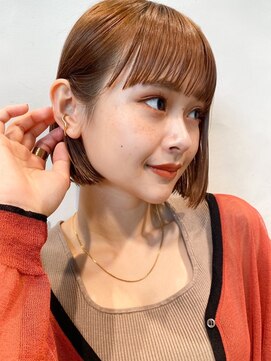 ガーデン オオタカノモリ(garden otakanomori) デザインカラーショコラベージュベビーバングコンパクトミニボブ