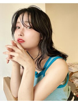 アモレット 天文館店(amoretto) 透明感カラー × ウェーブパーマ