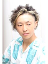 ヘアーアンドグルーミング ヨシザワインク(HAIR&GROOMING YOSHIZAWA Inc.)&nbsp;ワイルドツーブロックツイストパーマ&ハイライトメッシュ