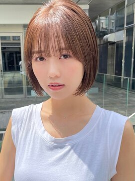 コクーン 銀座(Cocoon) 大人ボブ#前髪#イメチェン#ウェーブパーマ#こなれミディ